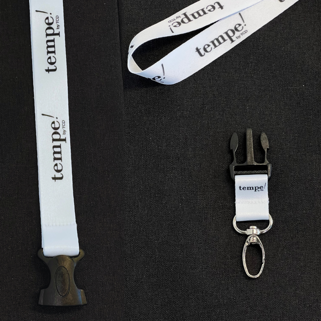 Premium Tempe! V1 Lanyard with Safe Removable Buckle & Safety Clip