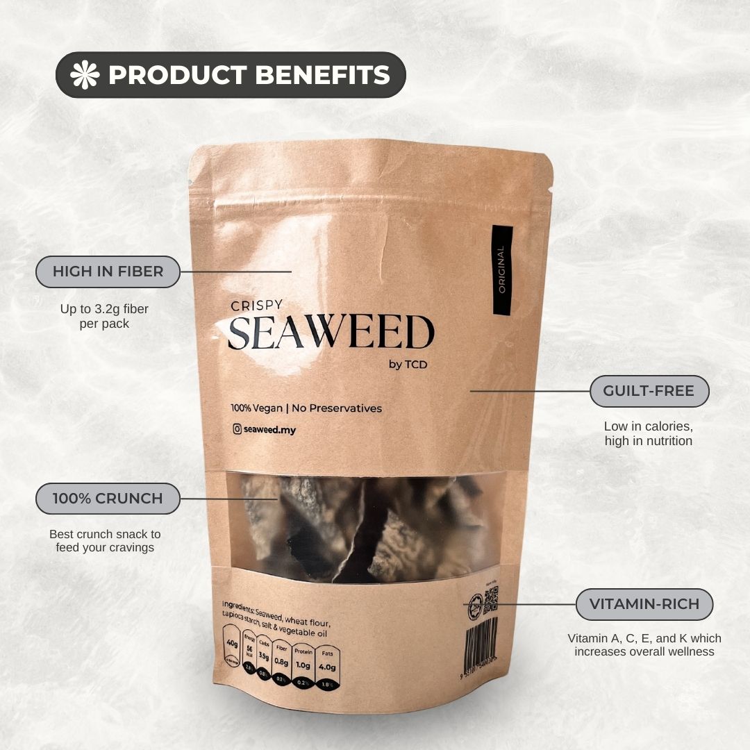 Crispy Seaweed (Original) - 3 carton (72 packs)